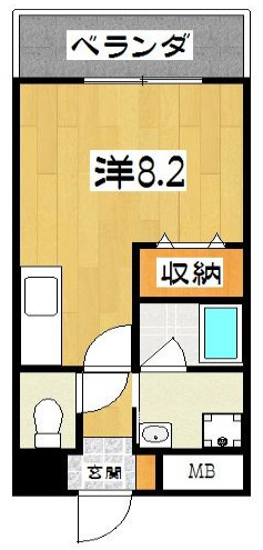 Ｍｅｉｔｈ　ＧＵＳＨＩ・702号室の間取り