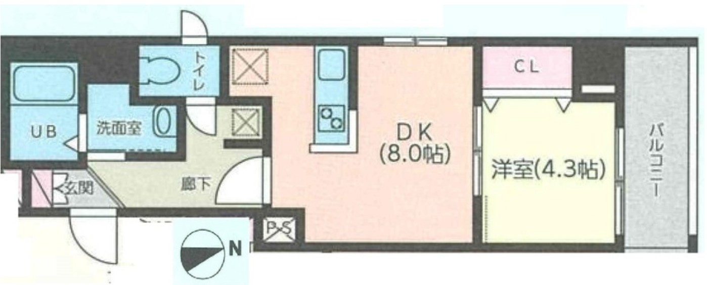 フィオーレ品川の間取り