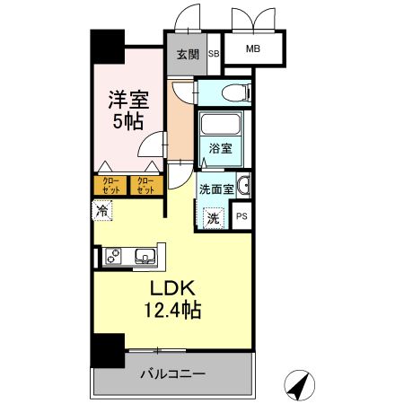Act Valoreの間取り