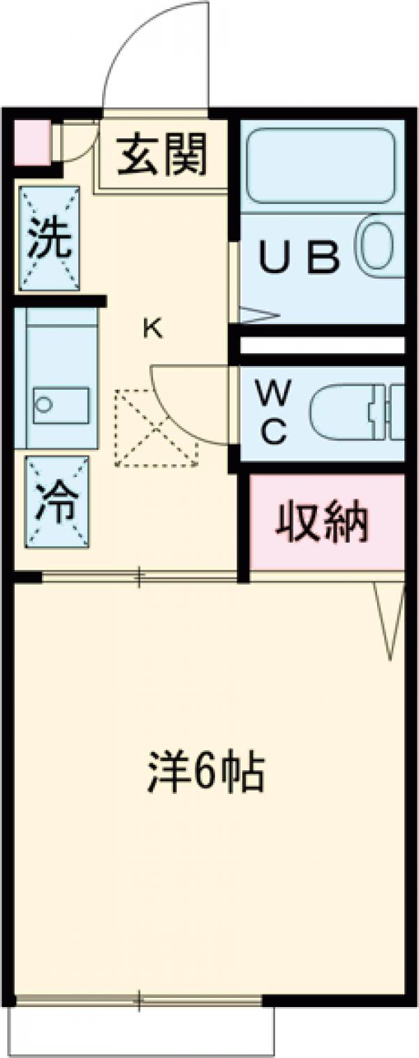 ADハイツの間取り