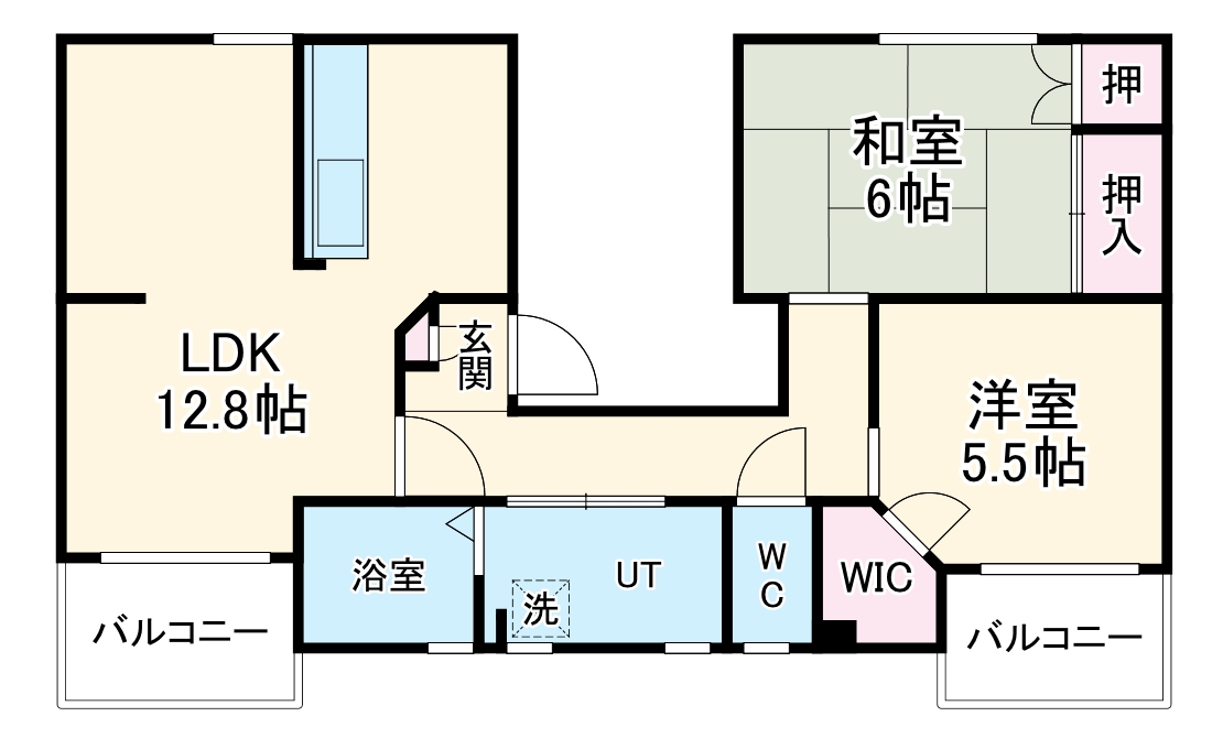 ファティリティ稲沢 2号棟の間取り