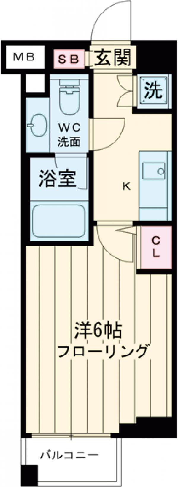 ブライズ東雪谷アジールコートの間取り