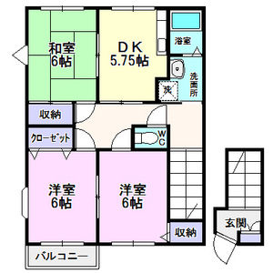 ハイステージ・レシオの間取り