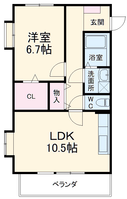 桜ヶ丘 LUCK HILLの間取り