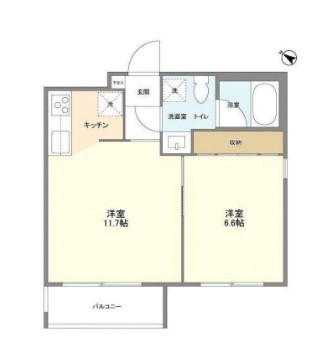 三軒茶屋レジデンスの間取り