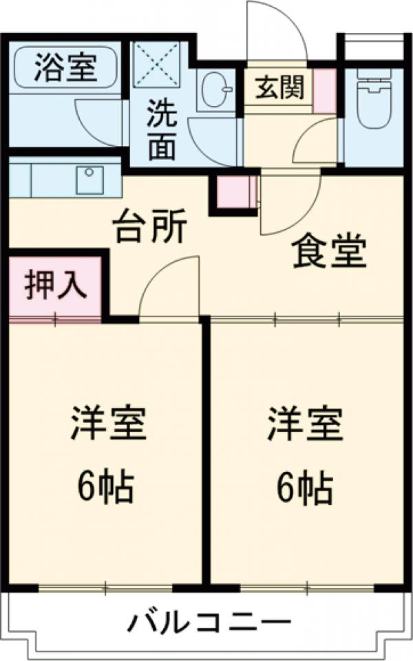 メゾンプロスパー・403号室の間取り