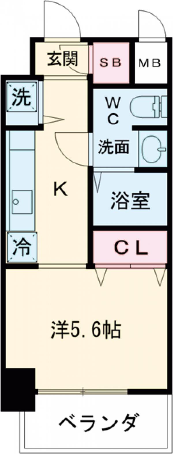 WAKASA OASIS(ワカサオアシス)の間取り