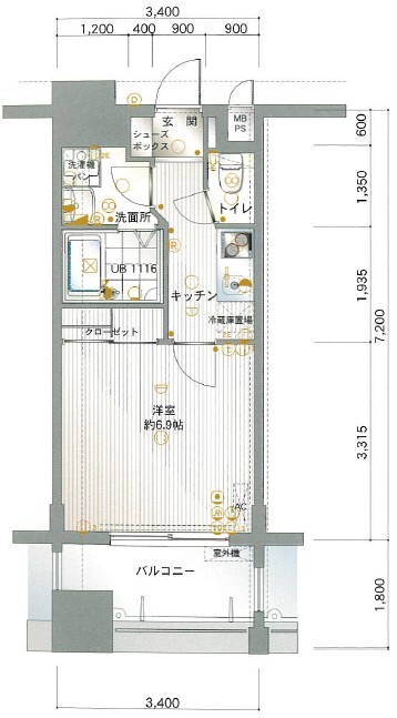 サヴォイテンジンクォーターの間取り