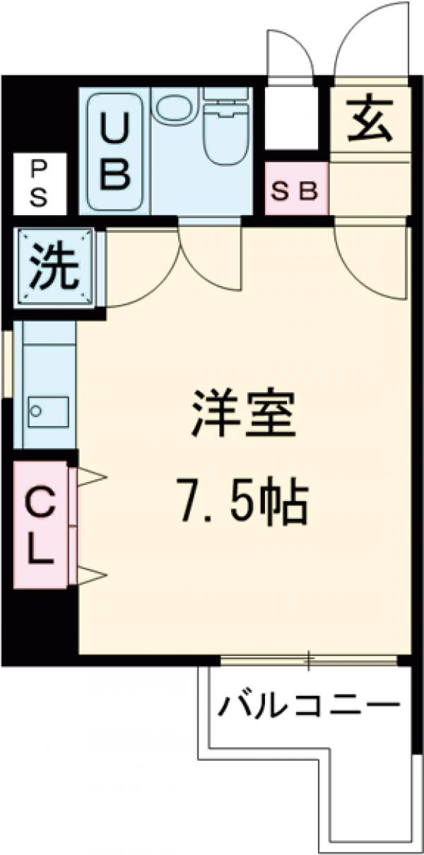 OLIO奥沢の間取り