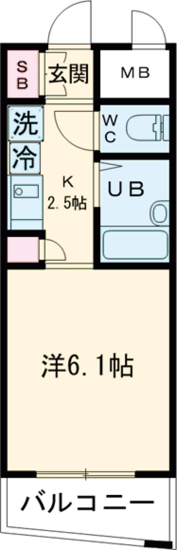 プレール学芸大学弐番館の間取り