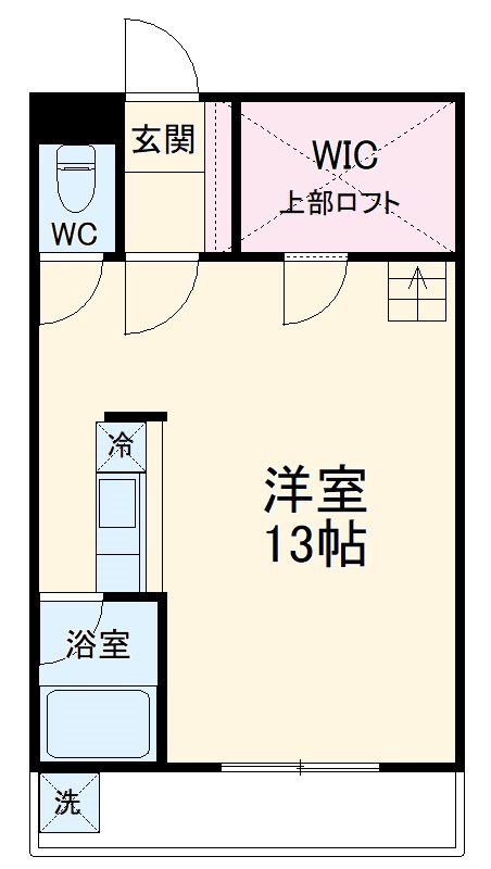 セザンヌ西高師の間取り