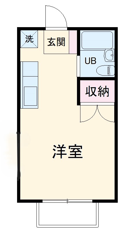 グランドハイツA棟の間取り