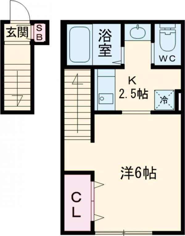 Wood Space Okusawaの間取り