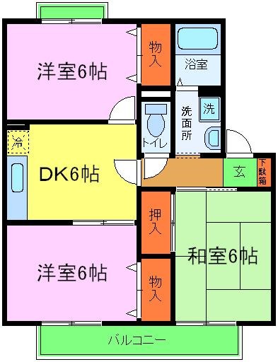ファミールハイツの間取り
