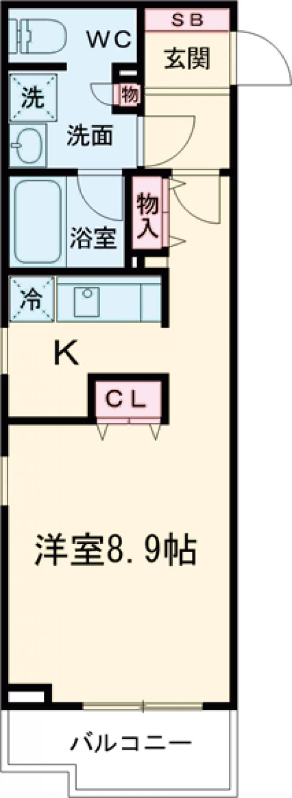 パシフィックコート目黒南の間取り