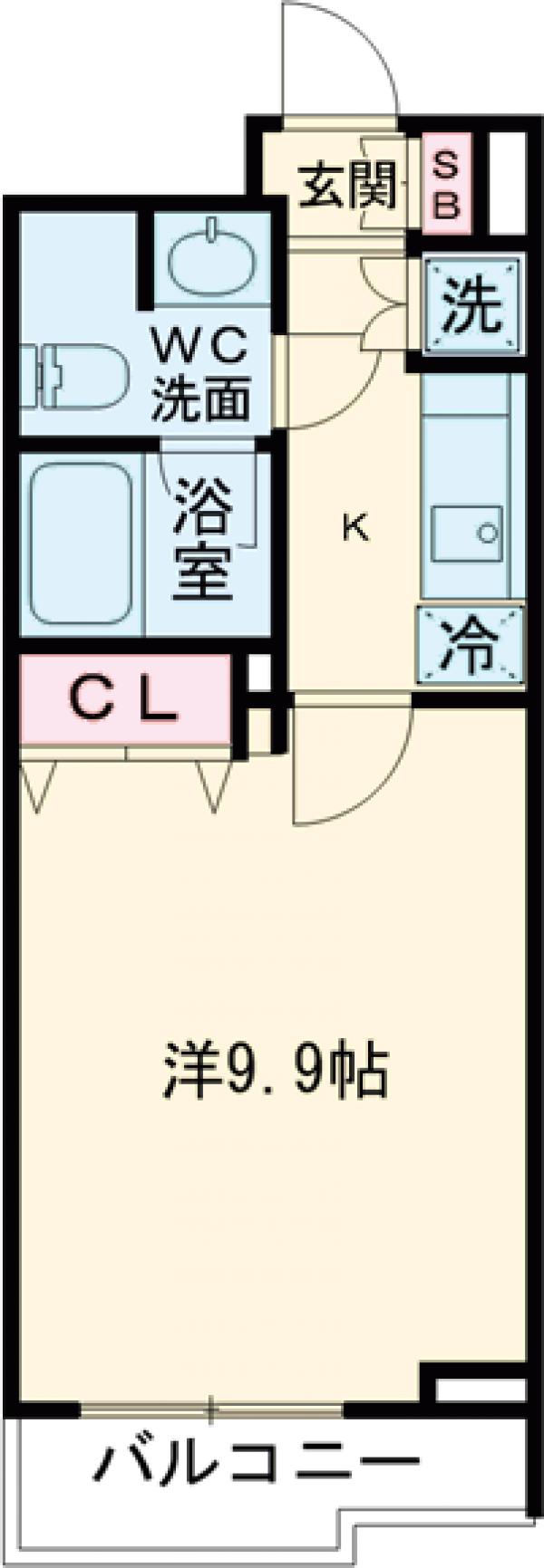 パシフィックコート目黒南の間取り