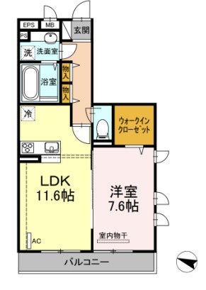EastGARDEN綱島の間取り