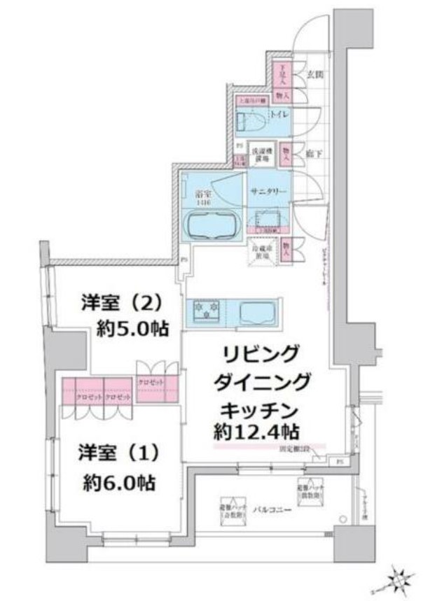 ステラメゾン三軒茶屋の間取り
