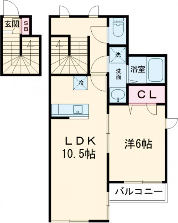 ハイム コルヌイエの間取り