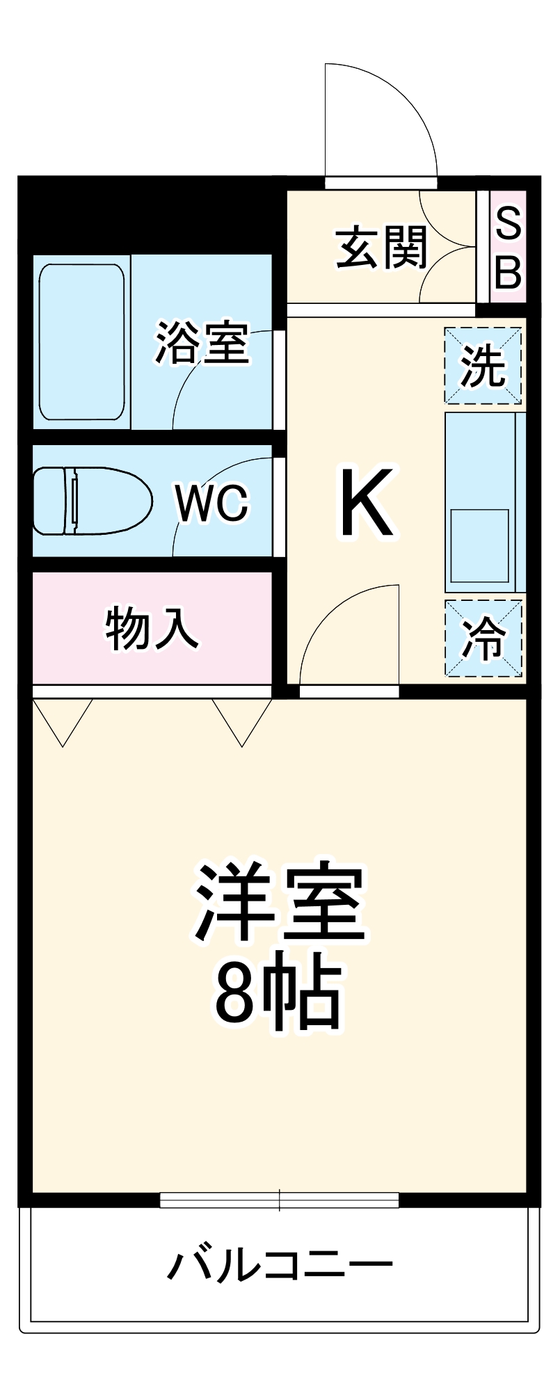 キャプテンビルの間取り