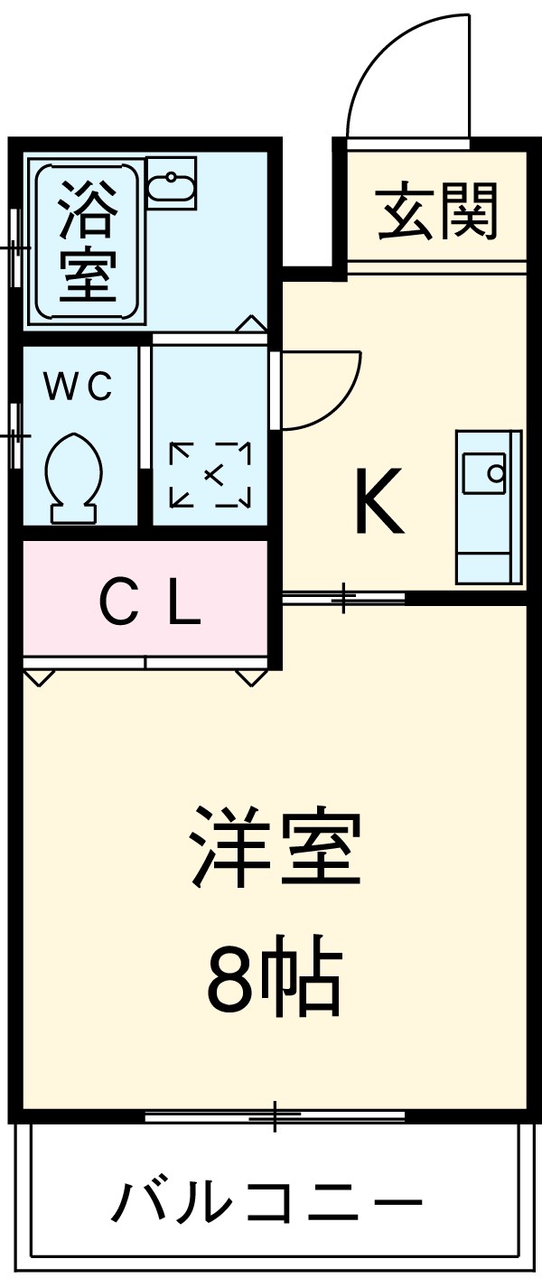 レインボウハイムの間取り