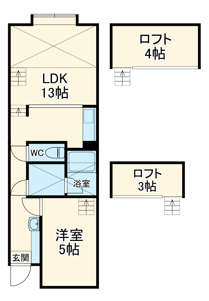 セザンヌ原町2の間取り