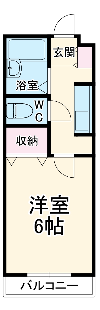 宮田ハイツの間取り