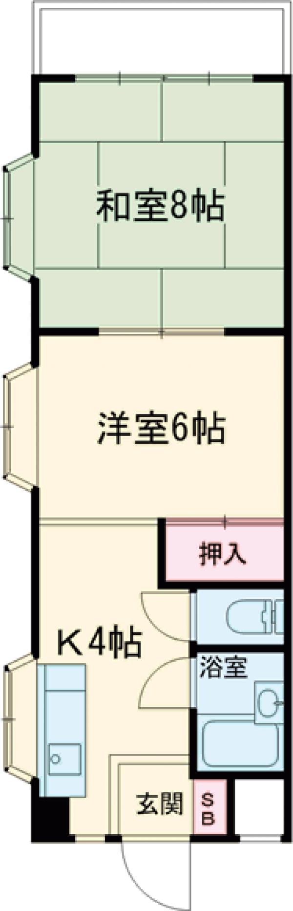 ローラ中央の間取り