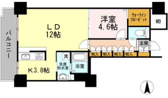 品川シーサイドビュータワーⅠの間取り