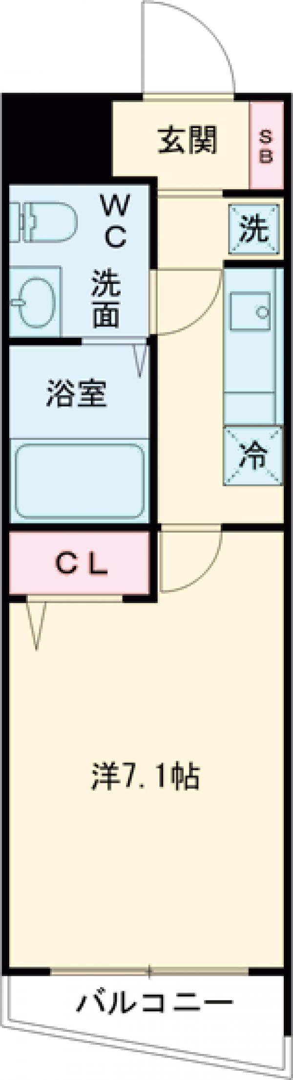 ヴェルト上野毛の間取り