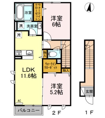 さくらフラットの間取り