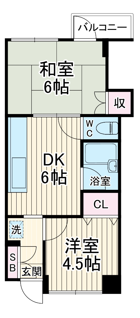 第10エルム大倉山の間取り