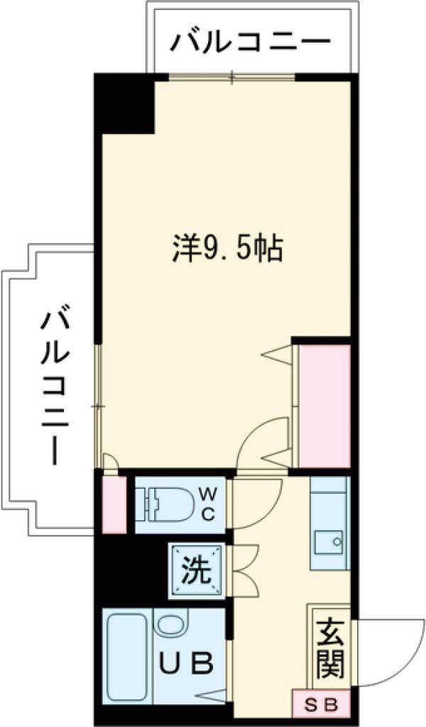アサカシオン三軒茶屋の間取り