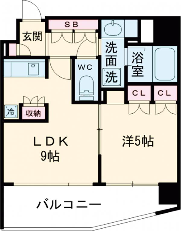 プライマル三軒茶屋の間取り