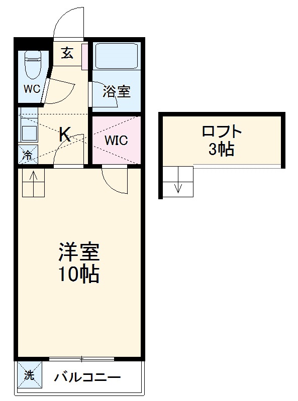セザンヌ細谷の間取り