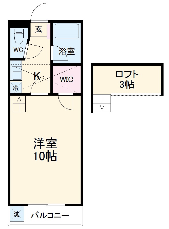 セザンヌ細谷の間取り