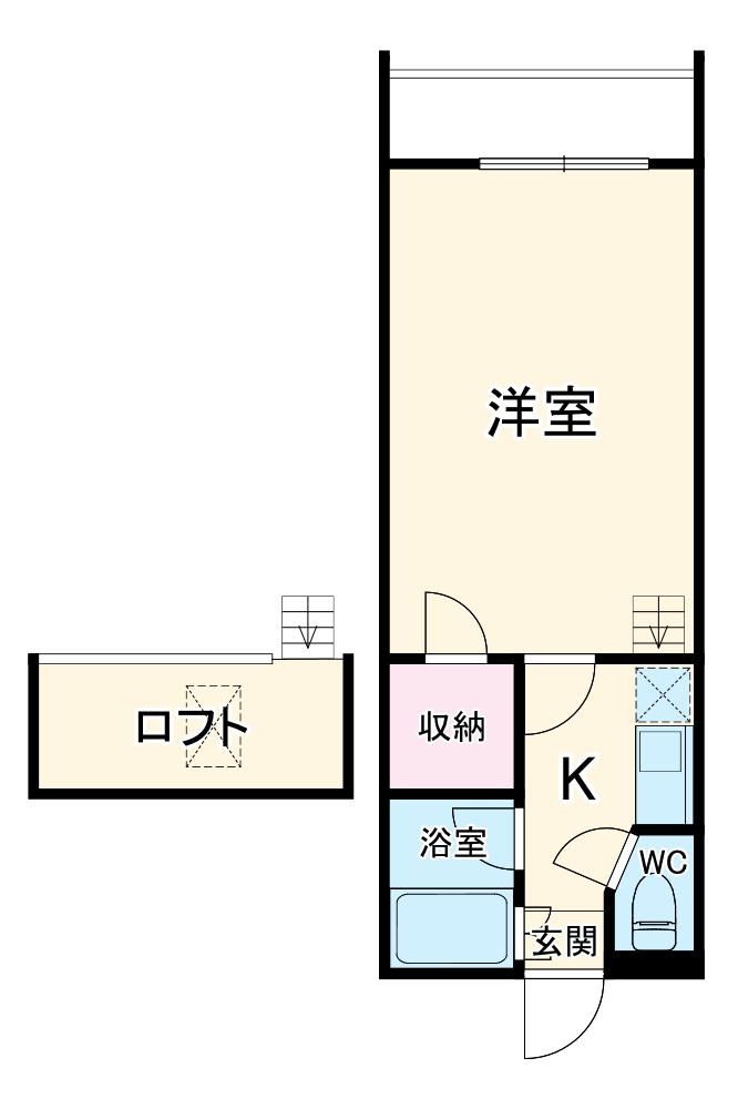セザンヌ細谷の間取り