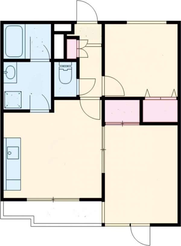 ピアーチェ・ウチムラパート8の間取り