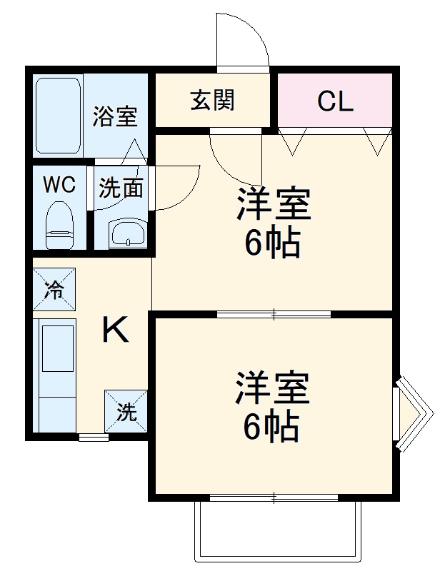 エステートの間取り