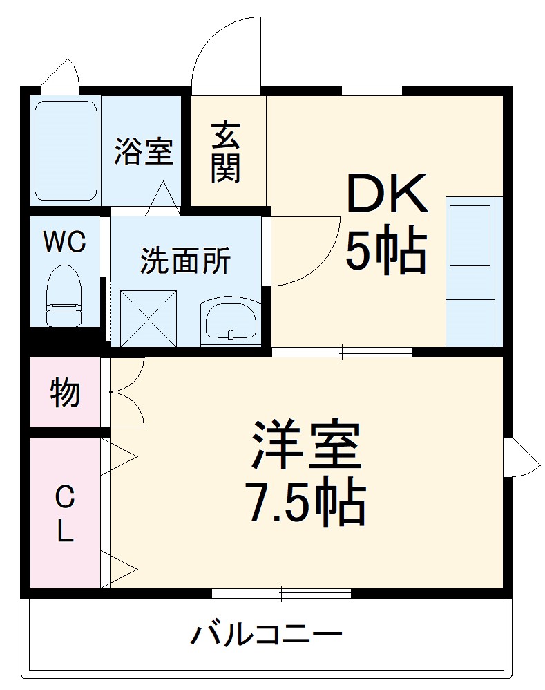 ボンフレールの間取り