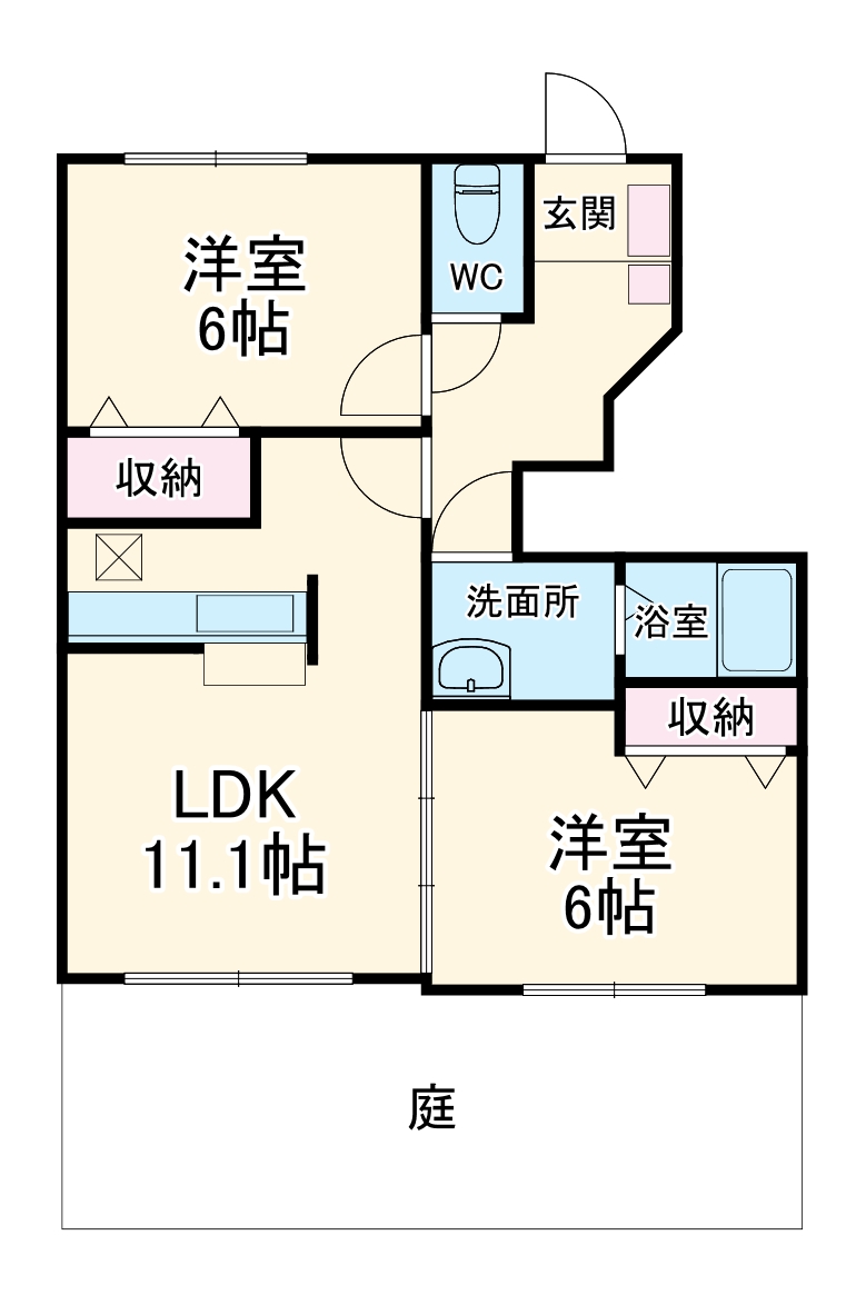 ポラリス栄の間取り