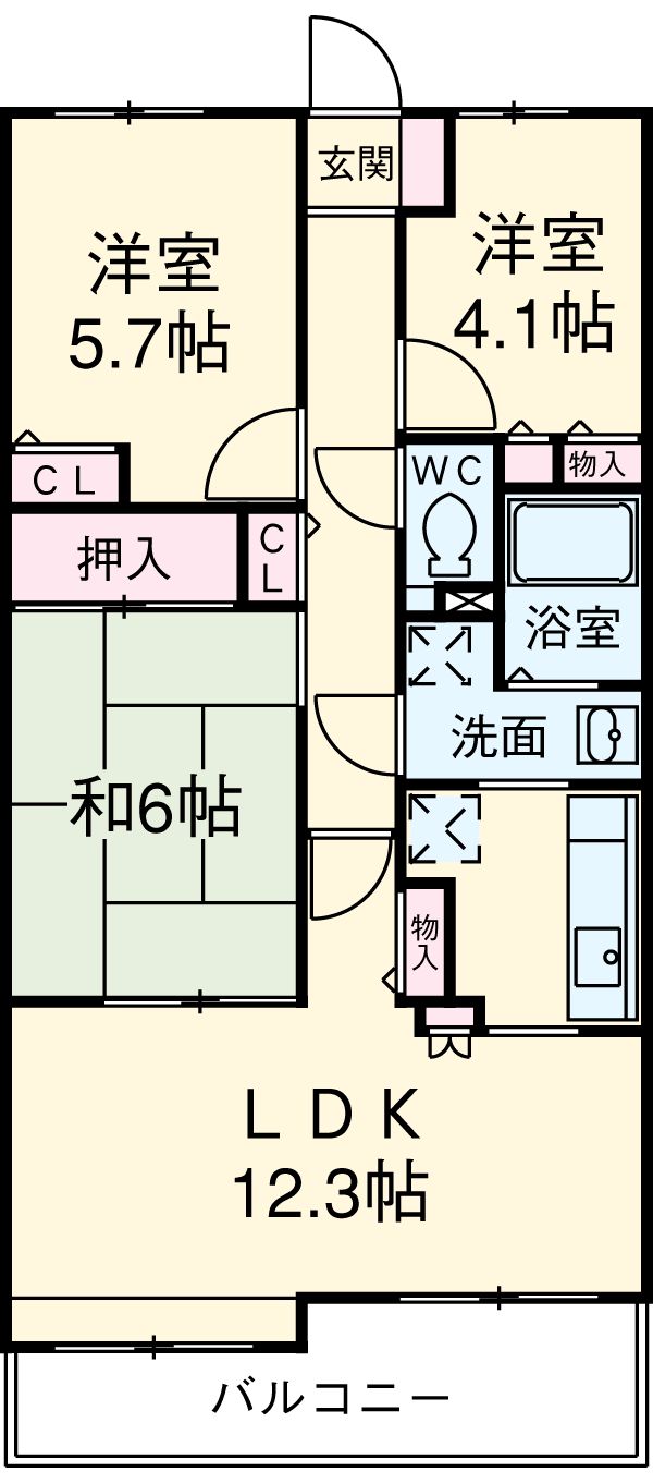 マ・メゾン寿の間取り