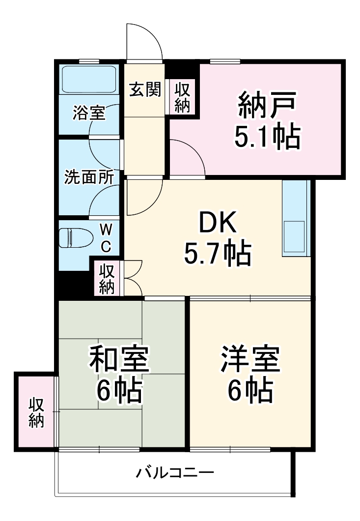 アートメゾンの間取り