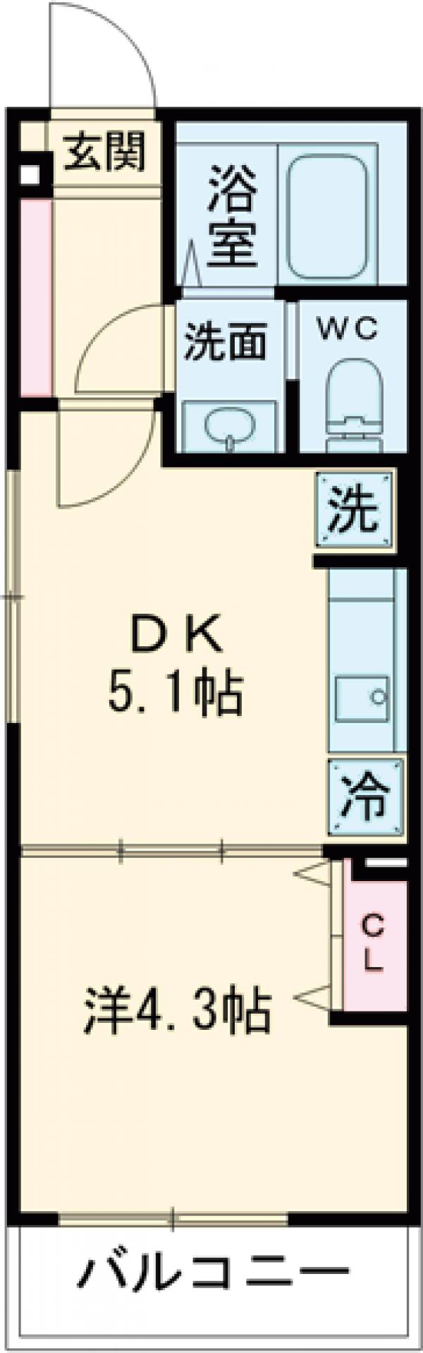ブランミュール西馬込Ⅲの間取り