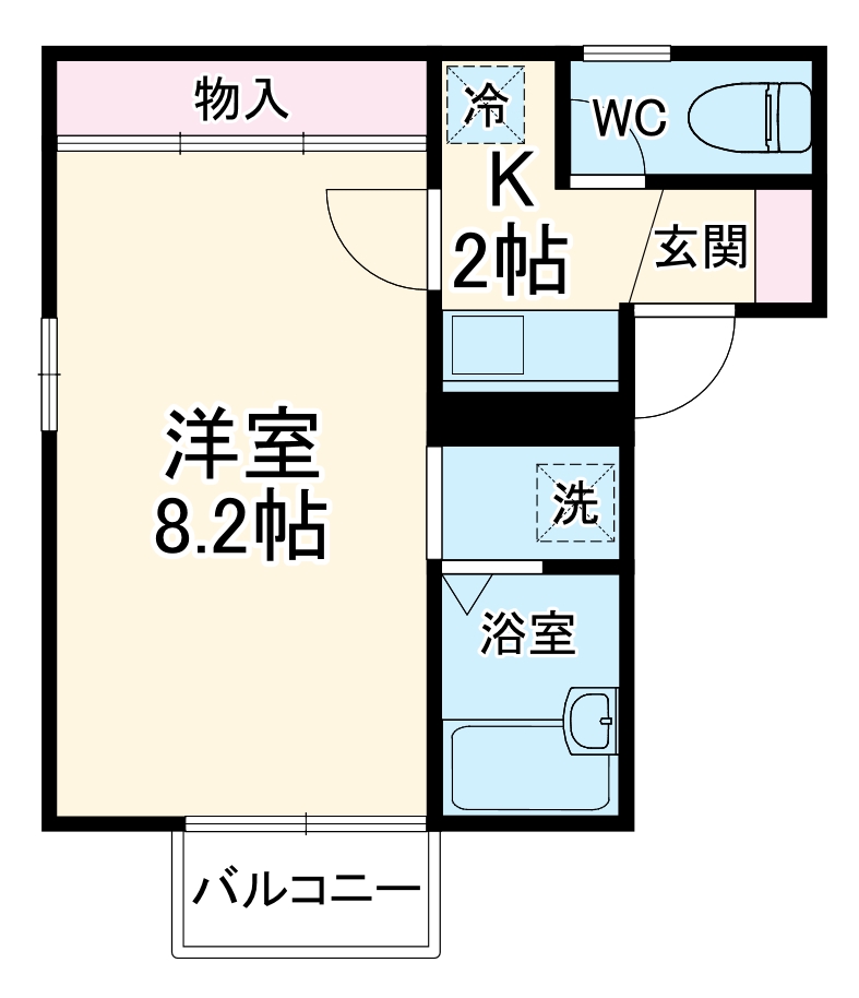 イワーナの間取り