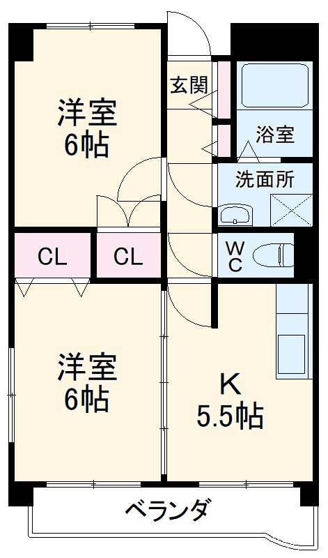 ヴァンコーポ大赤見の間取り