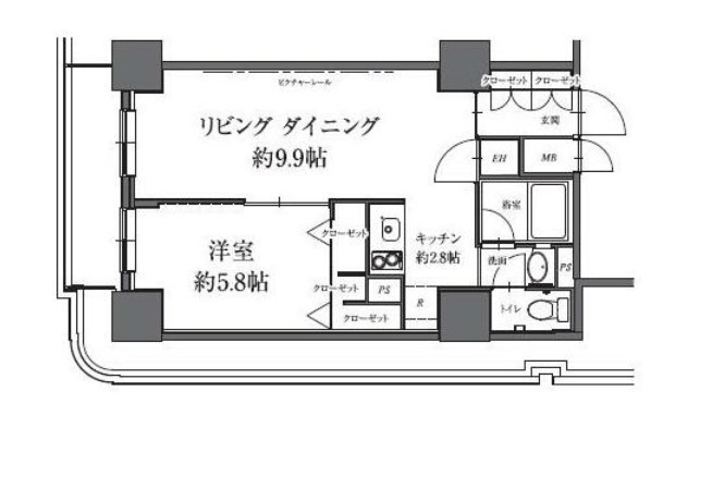 HF駒沢公園レジデンスTOWERの間取り