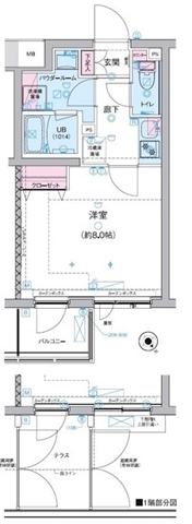 ＧＥＮＯＶＩＡ三軒茶屋ｇｒｅｅｎ　ｖｅｉｌの間取り