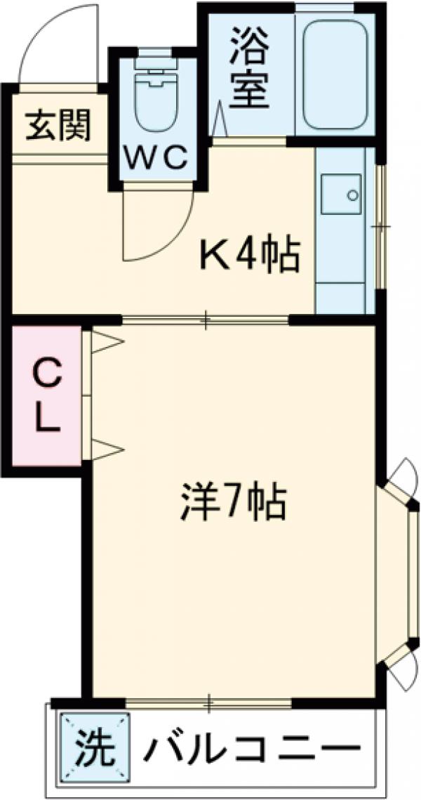 松寿ハイツの間取り