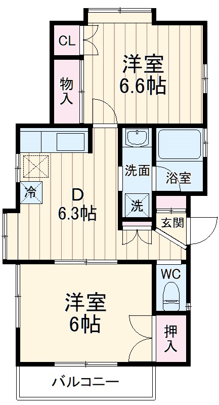 ハイツシェナの間取り